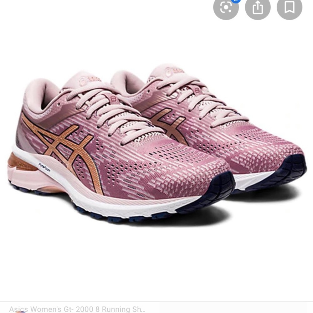 ASICS GT 2000 8 Rose Gold running shoes W size 9